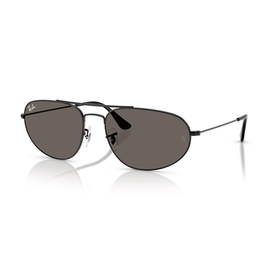 Ray-Ban RB 3945 002B1 60 Unisex Geometrik Siyah Metal Güneş Gözlüğü
