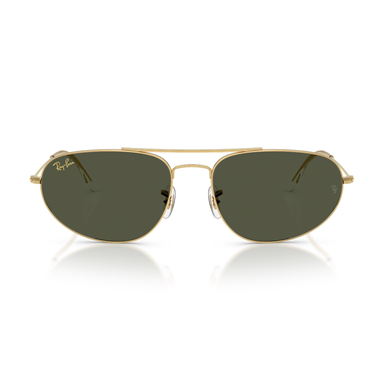 Ray-Ban RB 3945 919631 60 Unisex Geometrik Gold Metal Güneş Gözlüğü