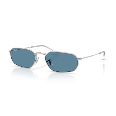 Ray-Ban RB 3947 003S2 54 Unisex Polarize Geometrik Gümüş Metal Güneş Gözlüğü