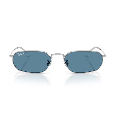 Ray-Ban RB 3947 003S2 54 Unisex Polarize Geometrik Gümüş Metal Güneş Gözlüğü
