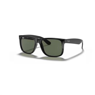 Ray-Ban RB 4165 60171 55 Justin Unisex Kare Siyah Kemik Güneş Gözlüğü