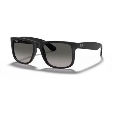 Ray-Ban RB 4165 6018G 55 Justin Unisex Kare Siyah Kemik Güneş Gözlüğü