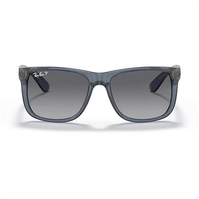 Ray-Ban RB 4165 6596T3 55 Justin Unisex Polarize Şeffaf Mavi Kemik Güneş Gözlüğü