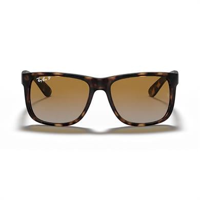 Ray-Ban RB 4165 865T5 55 Justin Unisex Polarize Kahverengi Kemik Güneş Gözlüğü