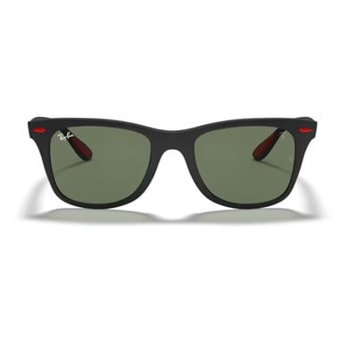 Ray-Ban RB 4195M F60271 52 Scuderia Ferrari Erkek Kare Siyah Kemik Güneş Gözlüğü