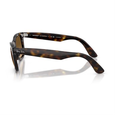 Ray-Ban RB 4340 710M2 50 Wayfarer Unisex Polarize Kare Kırçıllı Kahverengi Güneş Gözlüğü