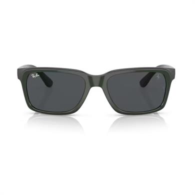 Ray-Ban RB 4393M F68087 56 Scuderia Ferrari Unisex Dikdörtgen Yeşil Kemik Güneş Gözlüğü
