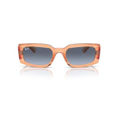 Ray-Ban RB 4395 66868F 54 Unisex Şeffaf Turuncu Kemik Güneş Gözlüğü