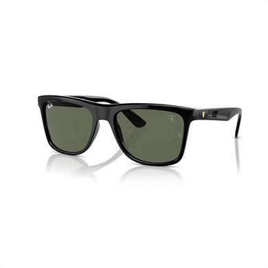 Ray-Ban RB 4413M F68371 57 Scuderia Ferrari Unisex Kare Siyah Kemik Güneş Gözlüğü