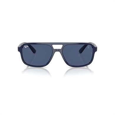 Ray-Ban RB 4414M F68880 58 Scuderia Ferrari Unisex Geometrik Mavi Kemik Güneş Gözlüğü