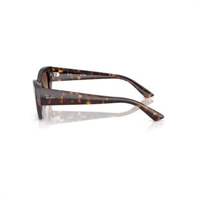 Ray-Ban RB 4430 135913 49 Zena Kadın Geometrik Kırçıllı Kahverengi Kemik Güneş Gözlüğü