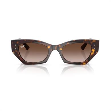 Ray-Ban RB 4430 135913 49 Zena Kadın Geometrik Kırçıllı Kahverengi Kemik Güneş Gözlüğü