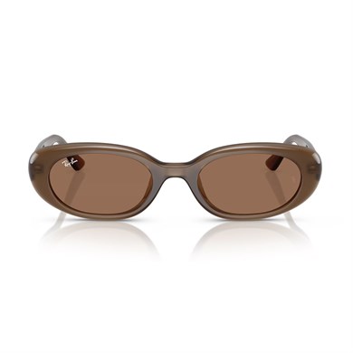 Ray-Ban RB 4441D 677973 53 Unisex Yastık Kahverengi Kemik Güneş Gözlüğü