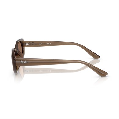 Ray-Ban RB 4441D 677973 53 Unisex Yastık Kahverengi Kemik Güneş Gözlüğü