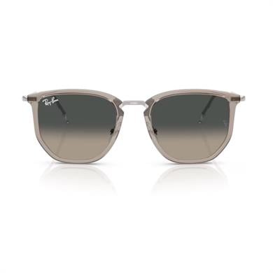 Ray-Ban RB 4451 680271 53 Unisex Geometrik Şeffaf Gri Kombine Kemik Güneş Gözlüğü