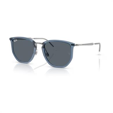Ray-Ban RB 4451 6803R5 50 Unisex Geometrik Şeffaf Mavi Kombine Güneş Gözlüğü