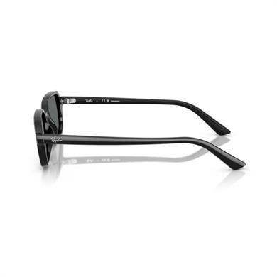 Ray-Ban RB 4455 667781 49 Polarize Zuri Unisex Yastık Siyah Kemik Güneş Gözlüğü