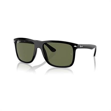 Ray-Ban RB 4547 60158 60 Boyfriend Two Polarize Unisex Kare Siyah Kemik Güneş Gözlüğü