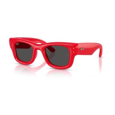 Ray-Ban RB 4940 683187 50 Wayfarer puffer Unisex Kare Kırmızı Kemik Güneş Gözlüğü