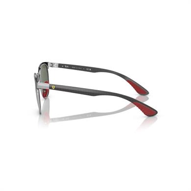 Ray-Ban Rb 8327M F06071 53 Unisex Oval Siyah Metal Güneş Gözlüğü