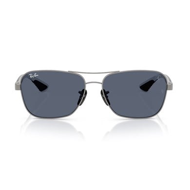 Ray-Ban RB 8336M F11687 58 Scuderia Ferrari Erkek Gun Metal Geometrik Metal Güneş Gözlüğü