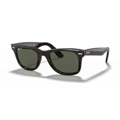 Ray-Ban RB 2140 90258 50 Wayfarer Polarize Unisex Kırçıllı Kahverengi Kemik Güneş Gözlüğü