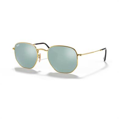 Ray-Ban RB 3548N 00130 51 Unisex Gold Geometrik  Güneş Gözlüğü