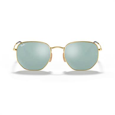 Ray-Ban RB 3548N 00130 51 Unisex Gold Geometrik  Güneş Gözlüğü