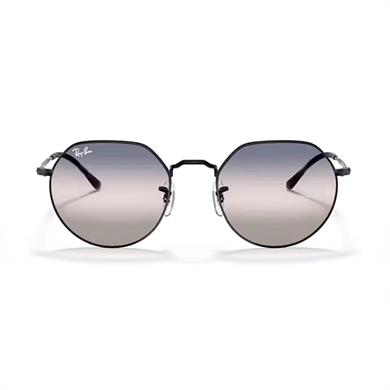 Ray-Ban RB 3565 002GE 53 Jack Unisex Siyah Metal Geometrik Güneş Gözlüğü