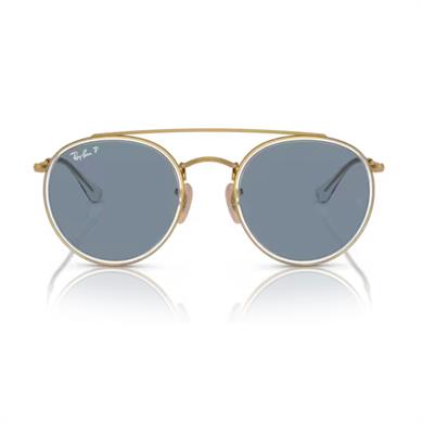 Ray-Ban RB 3647N 00102 51 Polarize Unisex Gold Metal Yuvarlak Güneş Gözlüğü