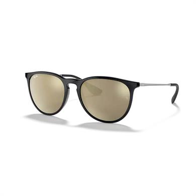Ray-Ban RB 4171 6015A 54 Erika Unisex Siyah Oval  Güneş Gözlüğü