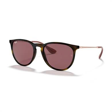 Ray-Ban RB 4171 639175 54 Erika Unisex Kahverengi Oval  Güneş Gözlüğü