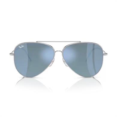 Ray-Ban RBR 0101S 003GA 62 Aviator Reverse Unisex Gümüş Aynalı Damla Güneş Gözlüğü