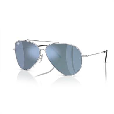 Ray-Ban RBR 0101S 003GA 59 Aviator Reverse Unisex Gümüş Aynalı Damla Güneş Gözlüğü