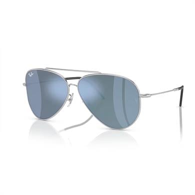 Ray-Ban RBR 0101S 003GA 62 Aviator Reverse Unisex Gümüş Aynalı Damla Güneş Gözlüğü