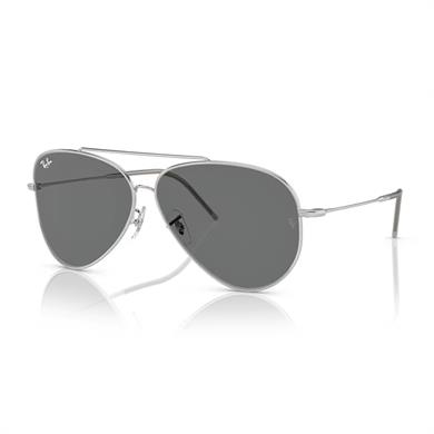 Ray-Ban RBR 0101S 003GR 59 Aviator Reverse Unisex Gümüş Damla Güneş Gözlüğü