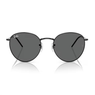 Ray-Ban RBR 0103S 002GR 53 Round Reverse Round Reverse Unisex Oval Siyah Metal Güneş Gözlüğü