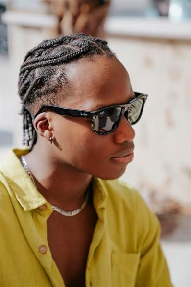 Ray-Ban RBR 0502S 6677VR 50 Wayfarer Reverse Unisex Siyah Kemik Güneş Gözlüğü 