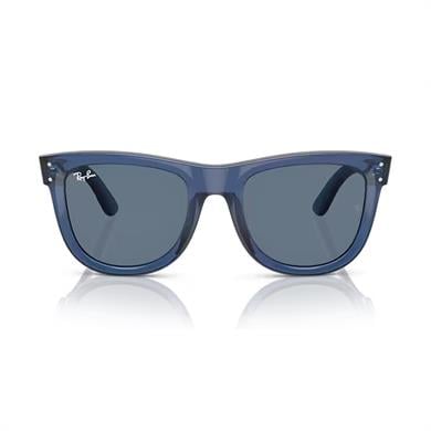 Ray-Ban RBR 0502S 67083A 53 Wayfarer Reverse Unisex Şeffaf Mavi Kemik Güneş Gözlüğü 