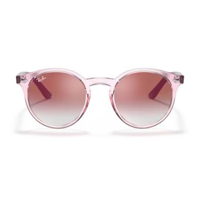 Ray-Ban RJ 9064S 7052V0 44 Çocuk Oval Şeffaf Pembe Kemik Güneş Gözlüğü
