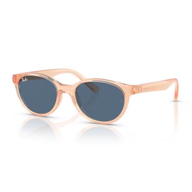 Ray-Ban RJ 9080S 717080 45 Çocuk Oval Şeffaf Turuncu Kemik Güneş Gözlüğü