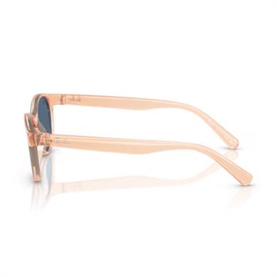 Ray-Ban RJ 9080S 717080 45 Çocuk Oval Şeffaf Turuncu Kemik Güneş Gözlüğü