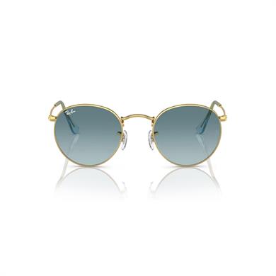 RB 3447 0013M 53 Round Metal Unisex Gold Güneş Gözlüğü