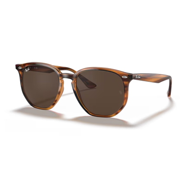 Ray-Ban RB 4306 82073 54 Unisex Geometrik Kırçıllı Kahverengi Kemik Güneş Gözlüğü