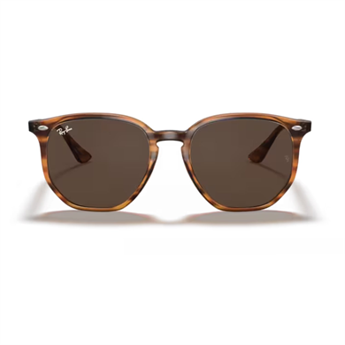 Ray-Ban RB 4306 82073 54 Unisex Geometrik Kırçıllı Kahverengi Kemik Güneş Gözlüğü