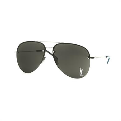 Saint Laurent Classic 11M 007 59 Erkek Siyah Damla Metal Güneş Gözlüğü