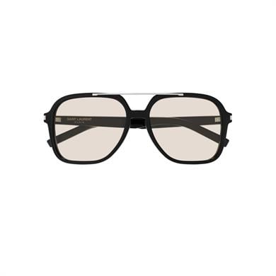 Saint Laurent SL 545 001 58 Unisex Kare Siyah Kemik Güneş Gözlüğü