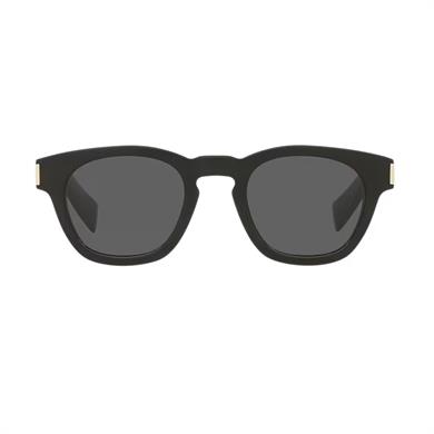 Saint Laurent SL 746 001 48 Unisex Yuvarlak Siyah Kemik Güneş Gözlüğü