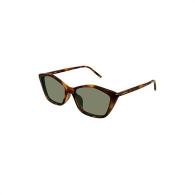Saint Laurent SL 775 003 57 Kadın Geometrik Kırçıllı Kahverengi Kemik Güneş Gözlüğü