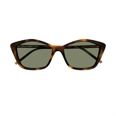 Saint Laurent SL 775 003 57 Kadın Geometrik Kırçıllı Kahverengi Kemik Güneş Gözlüğü